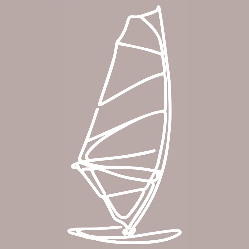 Windsurf Board Sketch