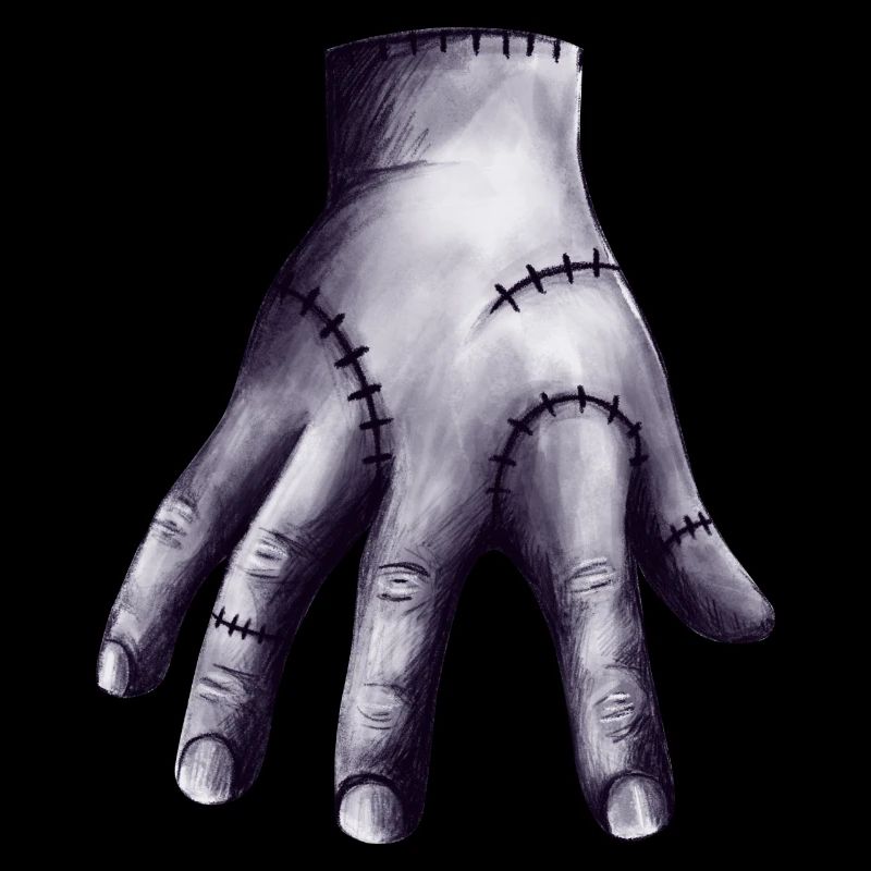 Main de zombie