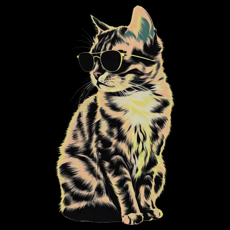 Sonnenbrille mit Tonkanesen-Katze Geschenk