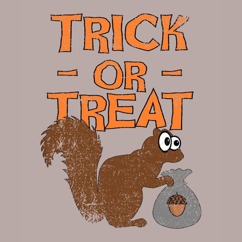 Halloween Eichhörnchen, Süßes oder Saures