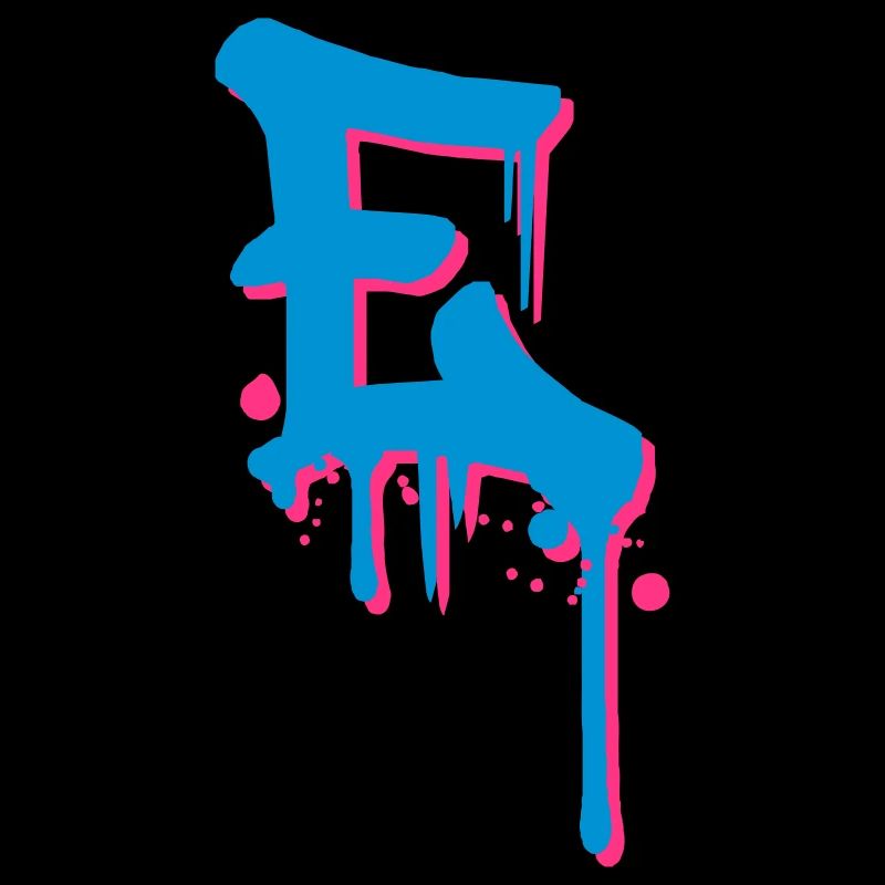 Graffiti E tombe jet de sang Farbklex