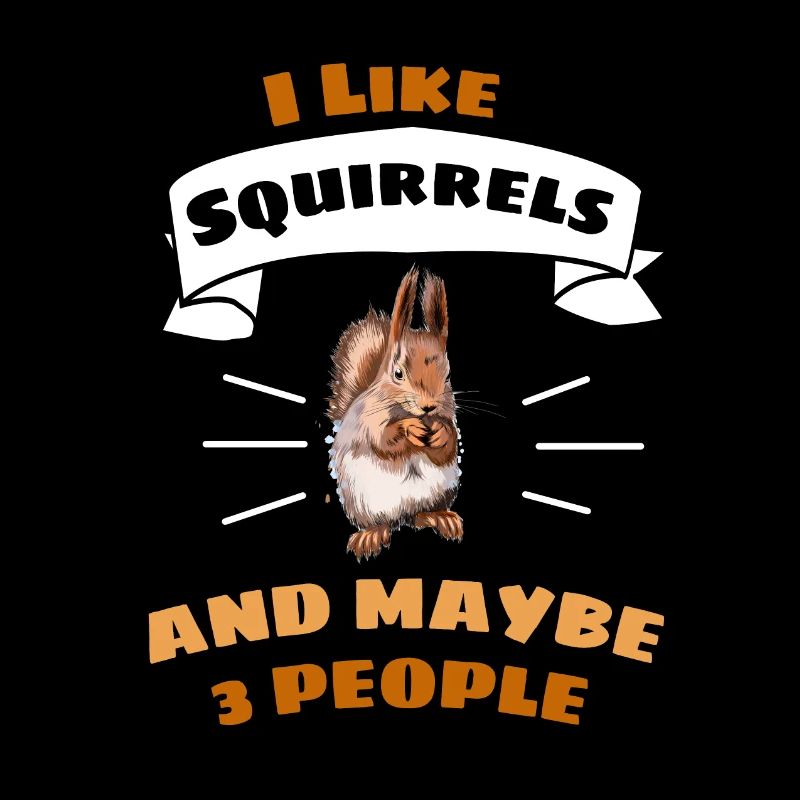 Ich mag Eichhörnchen Tier Geschenk Eichhörnchen