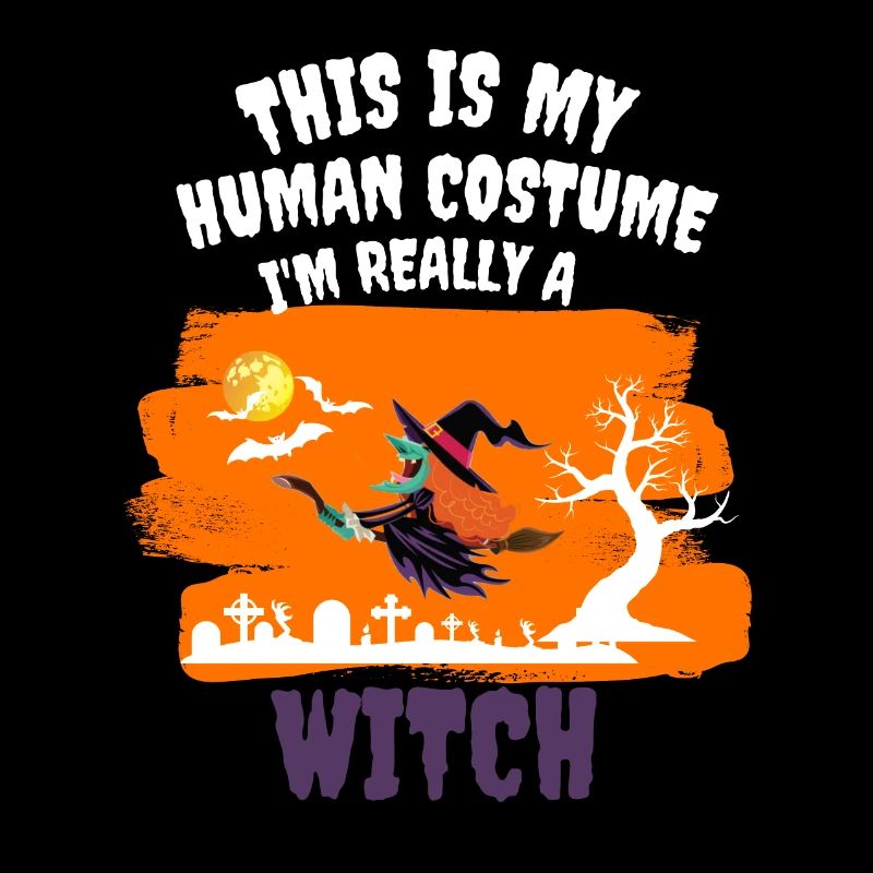 Witch Costume Witchcraft Funny Gift Halloween