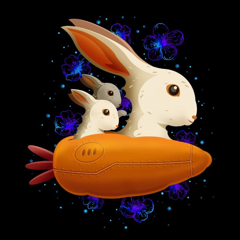 LAPINS DANS L’ESPACE