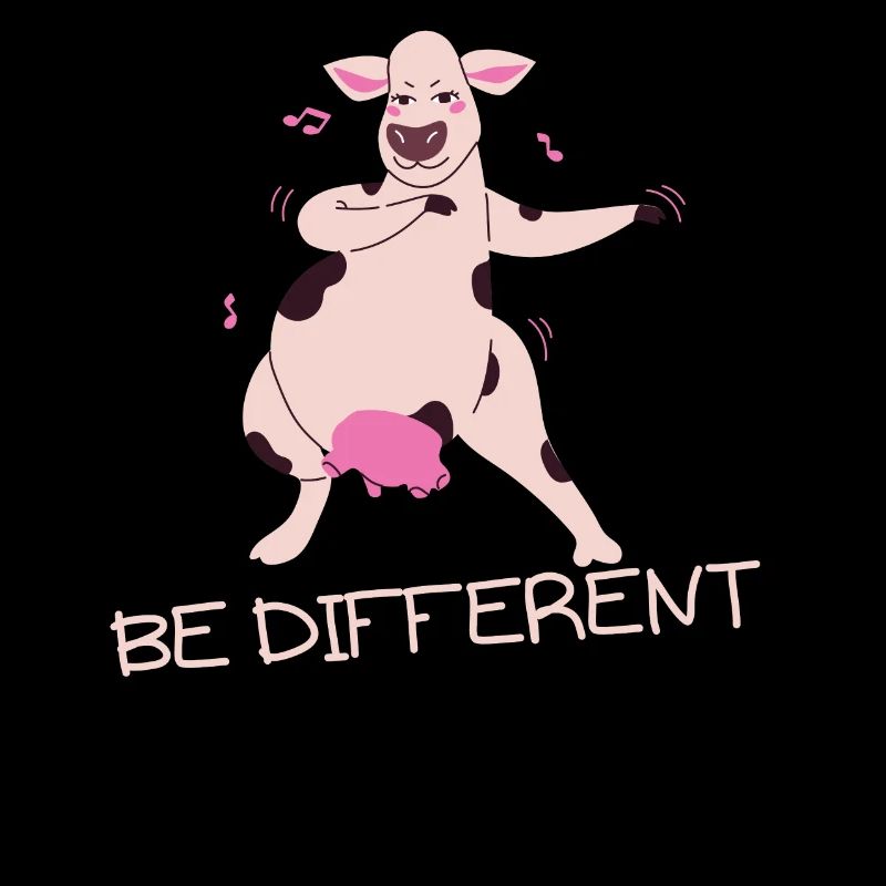 Be different Kuh Lustiges Geschenk