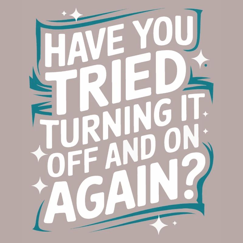 Technischer Support Computerfreak Nerd