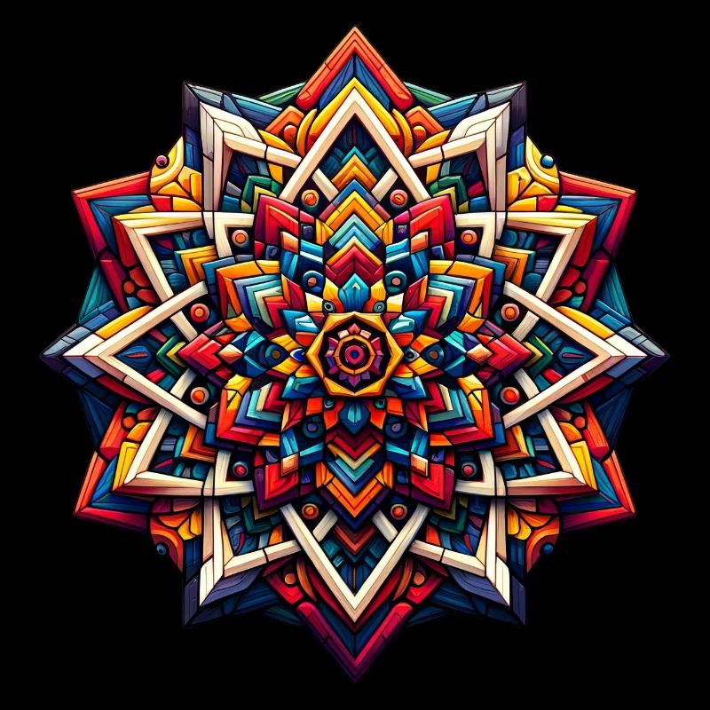 Kunterli - Color Explosion Mandala