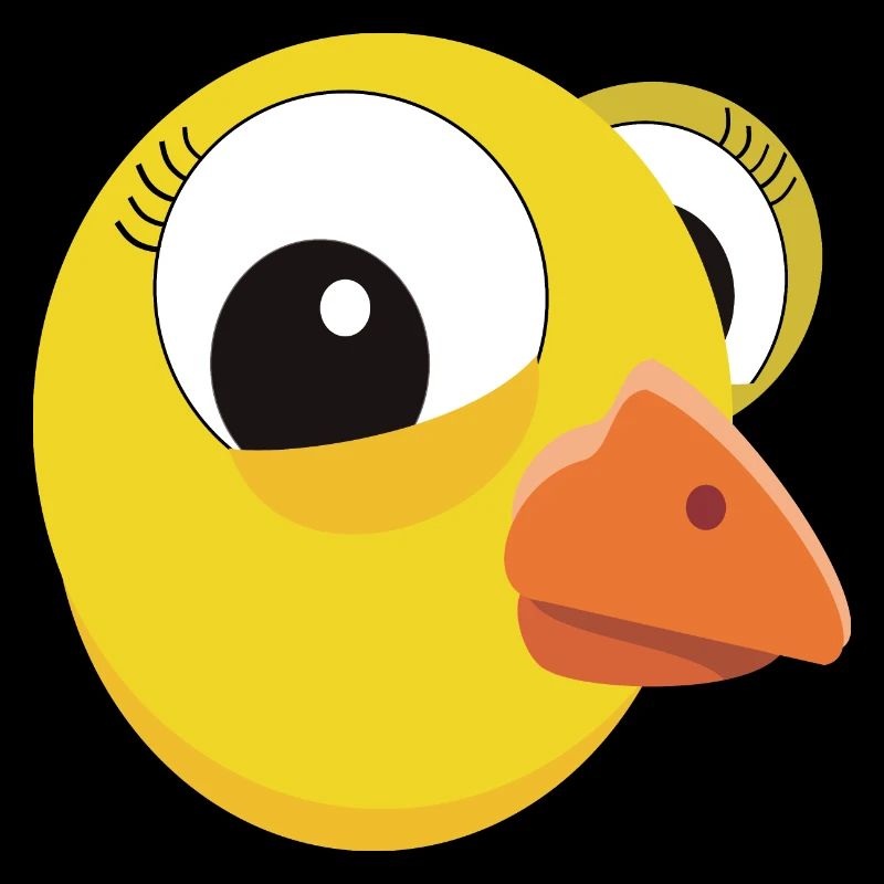 Cute Chick Head Easter Easter Carnival Funny