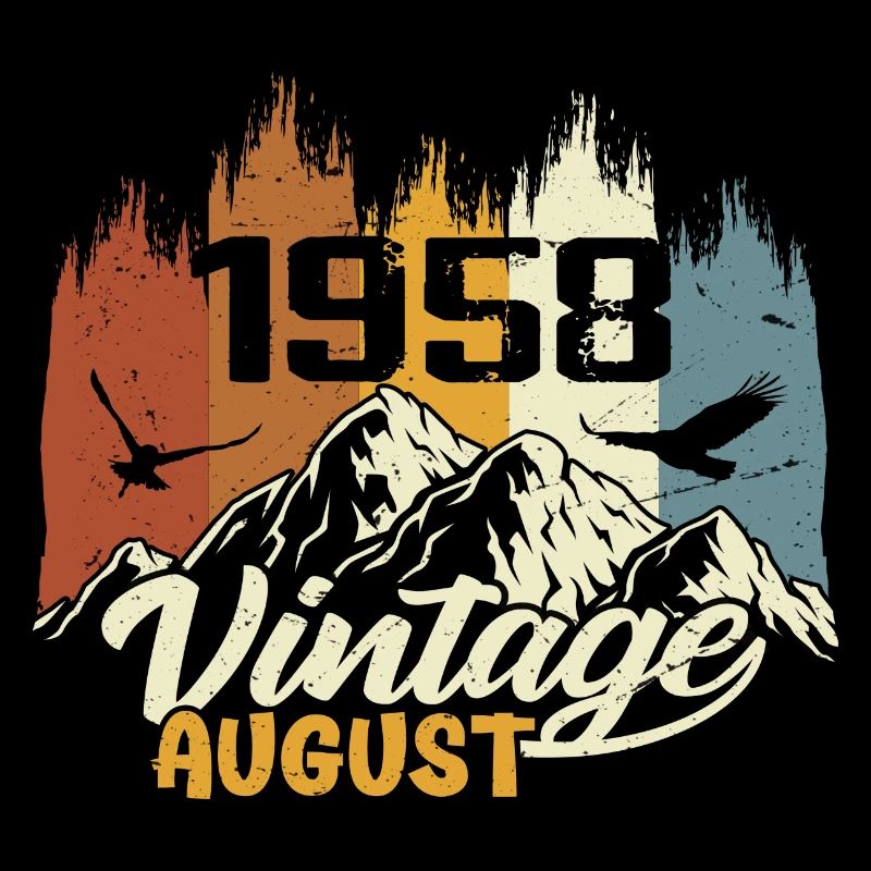 Legendary Since August 1958 Birthday Gift 1958