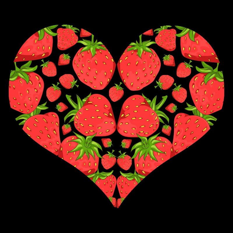 Erdbeeren Liebe Frucht Herz Geschenk Obst Erdbeere