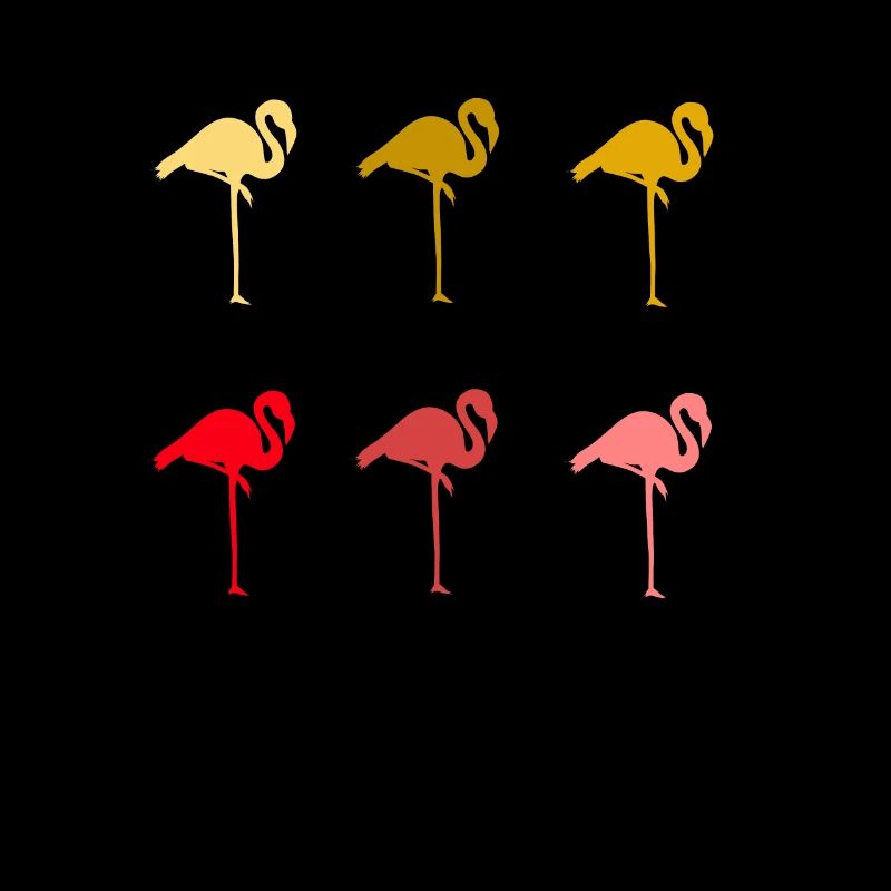 Flamingo Bunt Farbenfroh