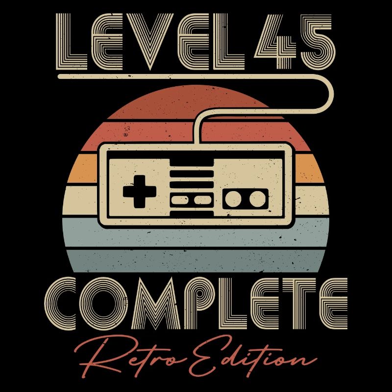 45. Geburtstag Level 45 Complete 45 Jahre Geschenk