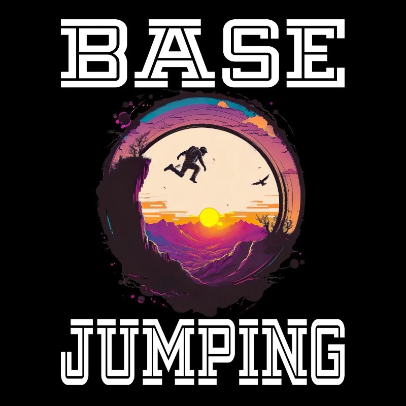 Base Jumping für einen Base Jumper
