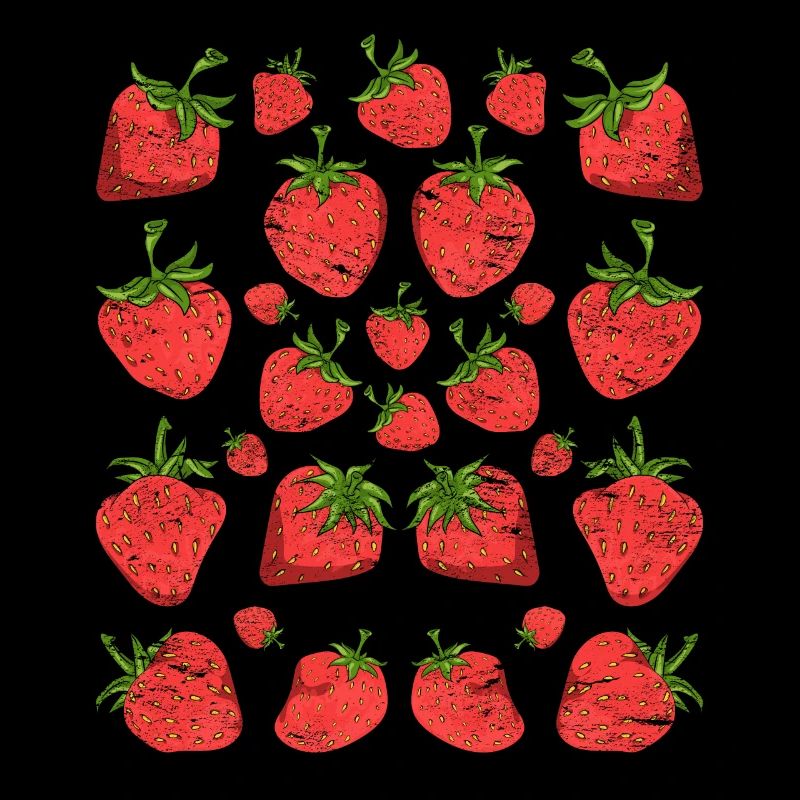 Erdbeeren Rote Beeren Obst Geschenk Erdbeere