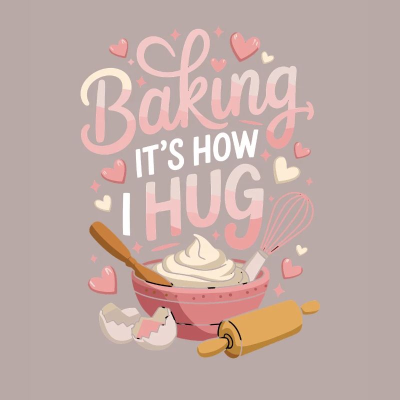 Baking It's How I Hug Warm Kitchen Style