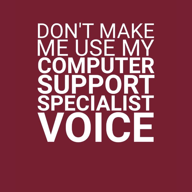 "Computer Support Specialist Voice | IT-Support"