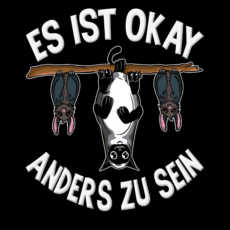 Lustige Katzen Sei Anders Be Different Schwarze