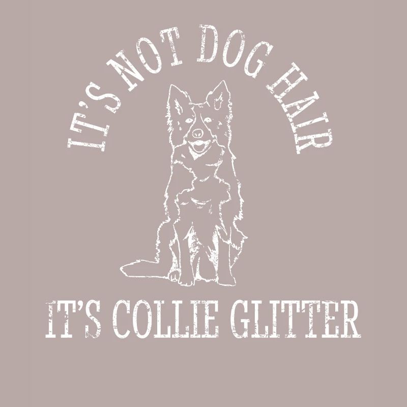 Conception unique de border collie pour