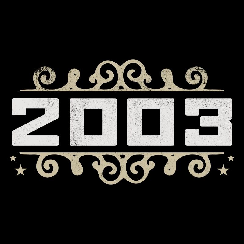Millésime 2003 Rétro Anniversaire 2003 Millésime 2003