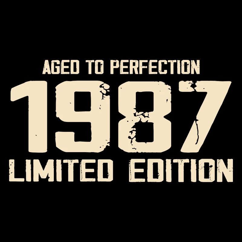1987 Edition limitée 1987 Anniversaire 1987 Rétro