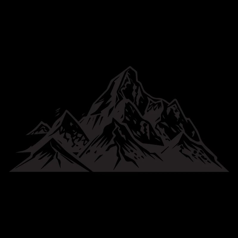 Mountain Symbol Alps