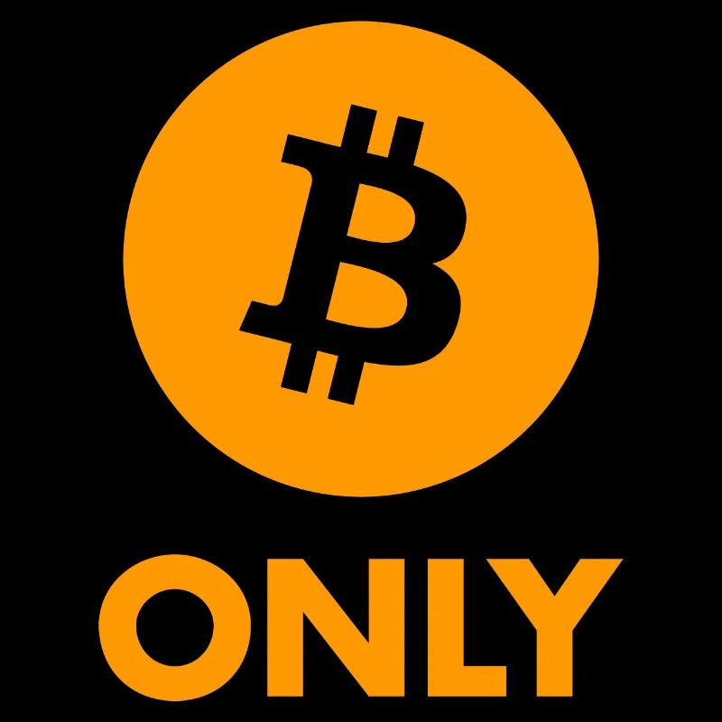 Bitcoin Only Orange - Bitcoin Maximalist - Logo