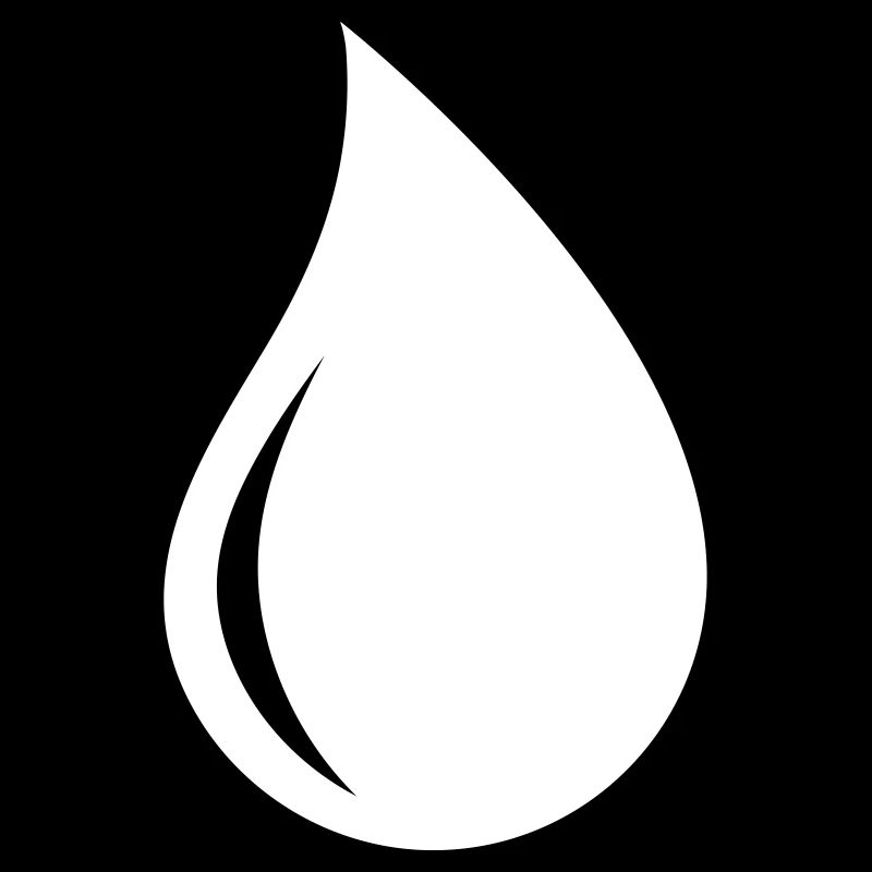 Symbole de logo drop shape