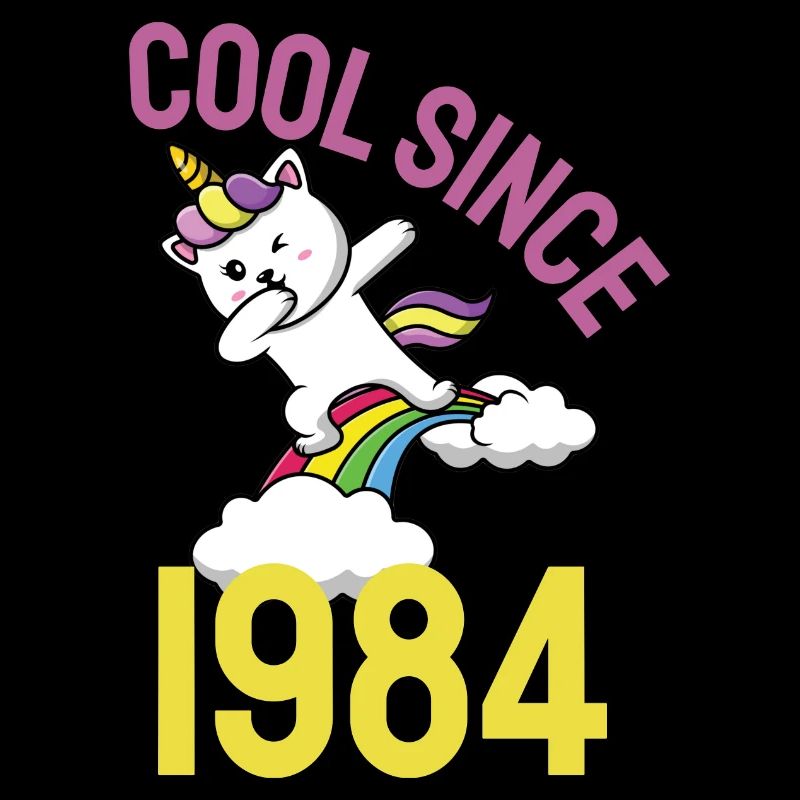 Cool seit 1984 Dabbing Katze 38. Geburtstag
