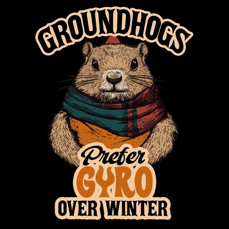 Groundhogs Prefer Gyro Over Winter Fun