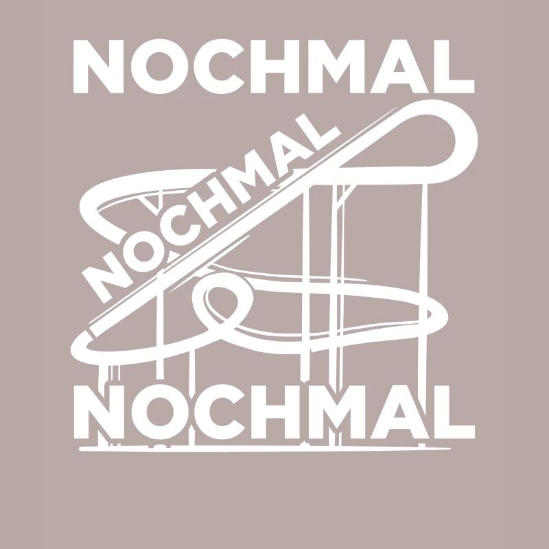 Nochmal Freizeitpark Rollercoaster Achterbahn