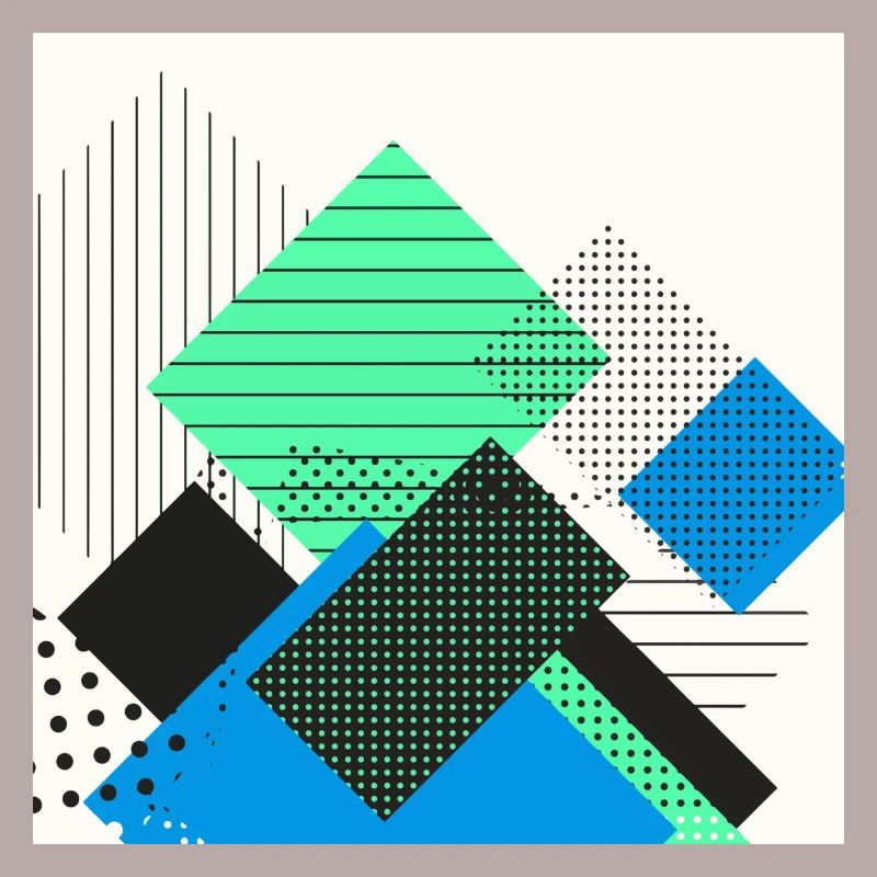 Pastel abstrait rectangles