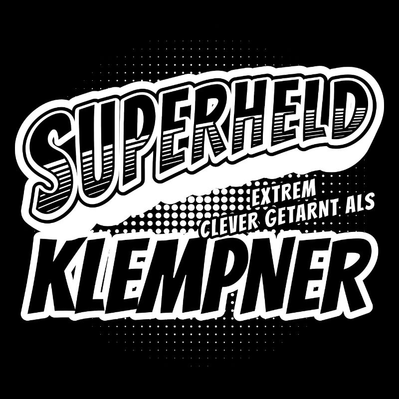 Superheld, clever getarnt als Klempner