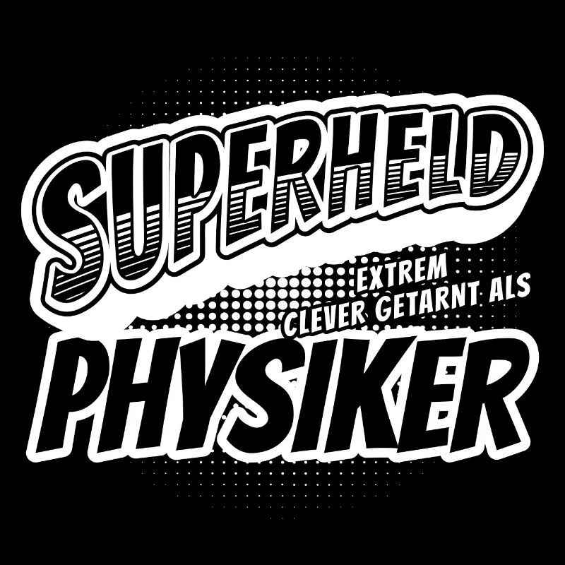 Superheld, clever getarnt als Physiker