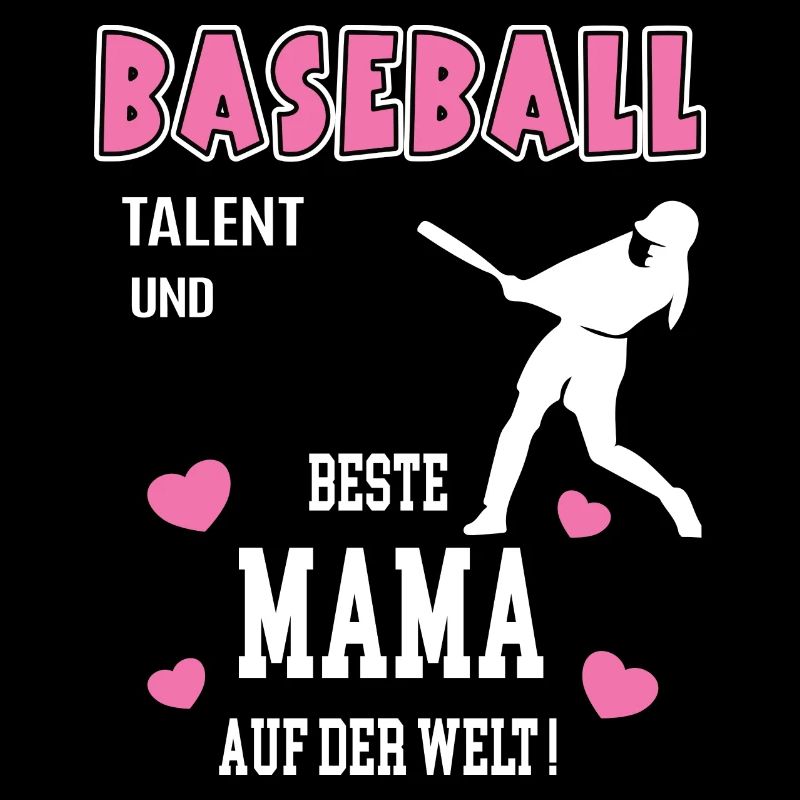 Baseball Beste Mama Mutter Muttertag Geburtstag