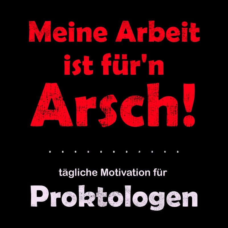 Geschenkidee Geschenk lustiger Spruch Proktologe