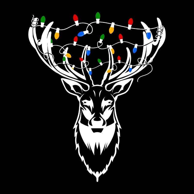 Deer Reindeer String Lights Conception de Noël