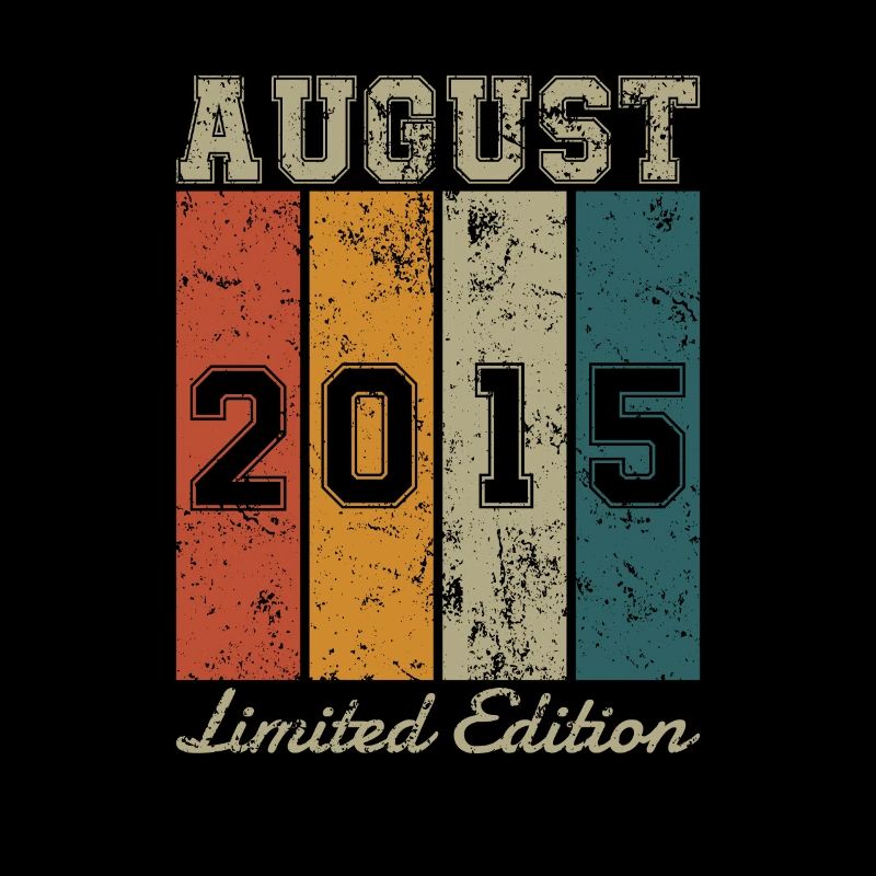 Geburtstag: August 2015 - Limited Edition Retro