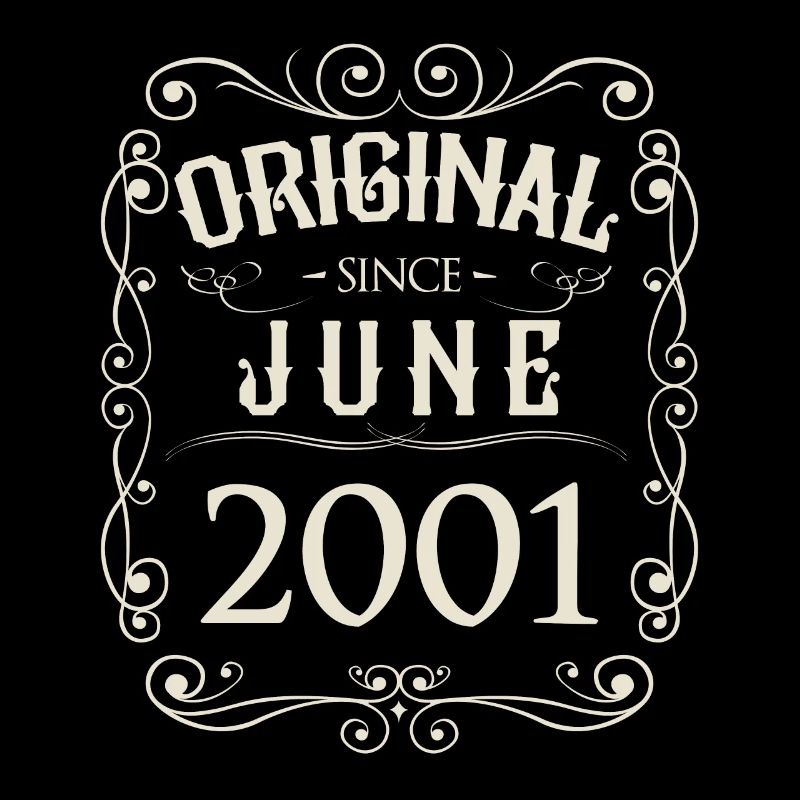 Vintage - Original since Juni 2001 Geburtstag