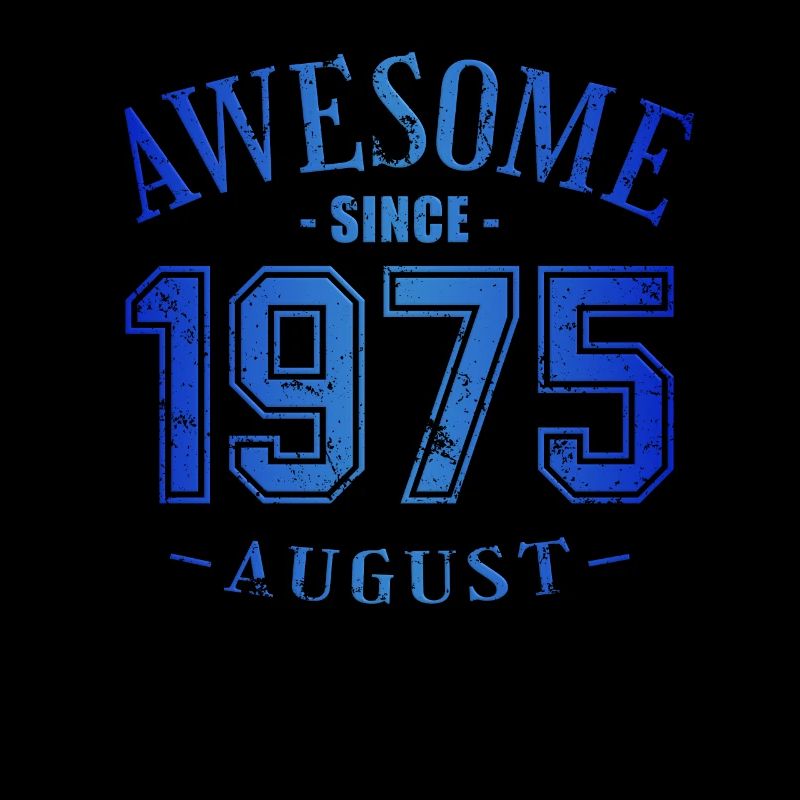 August 1975 - Geburtstag im August Awesome
