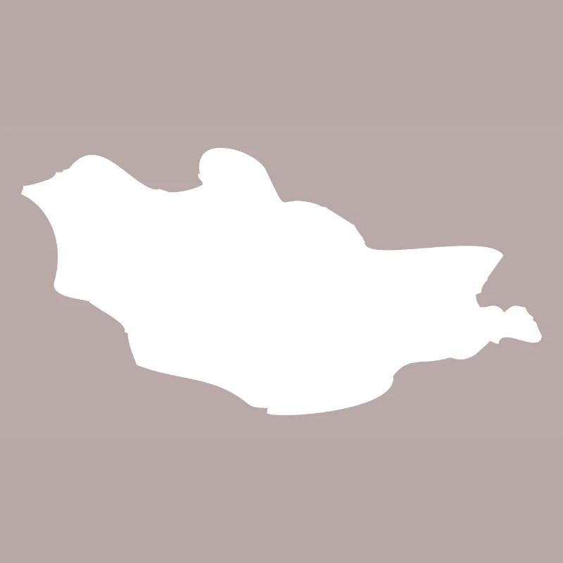 Mongolia map flag
