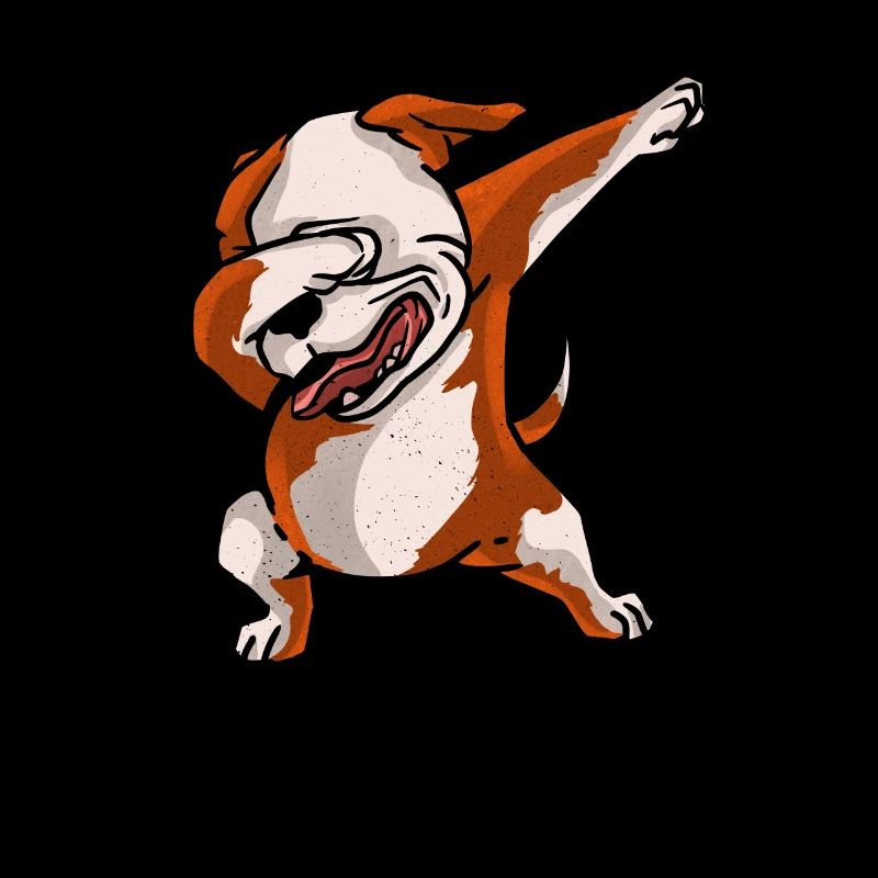 Dabbing Pitbull - Funny Dancing Pit Bull Dog Dab