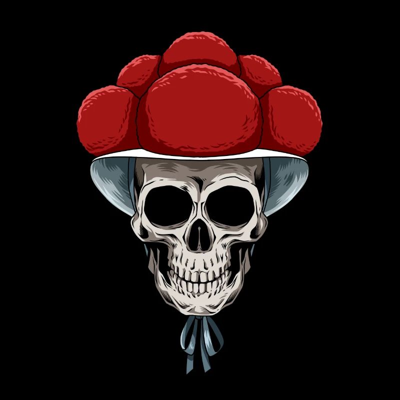 Bollenhut Skull Black Forest Black Forest