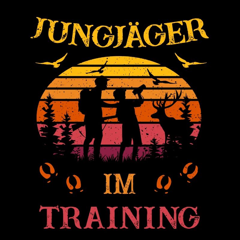 Jäger -Papa und Sohn- Jungjäger im Training Kinder