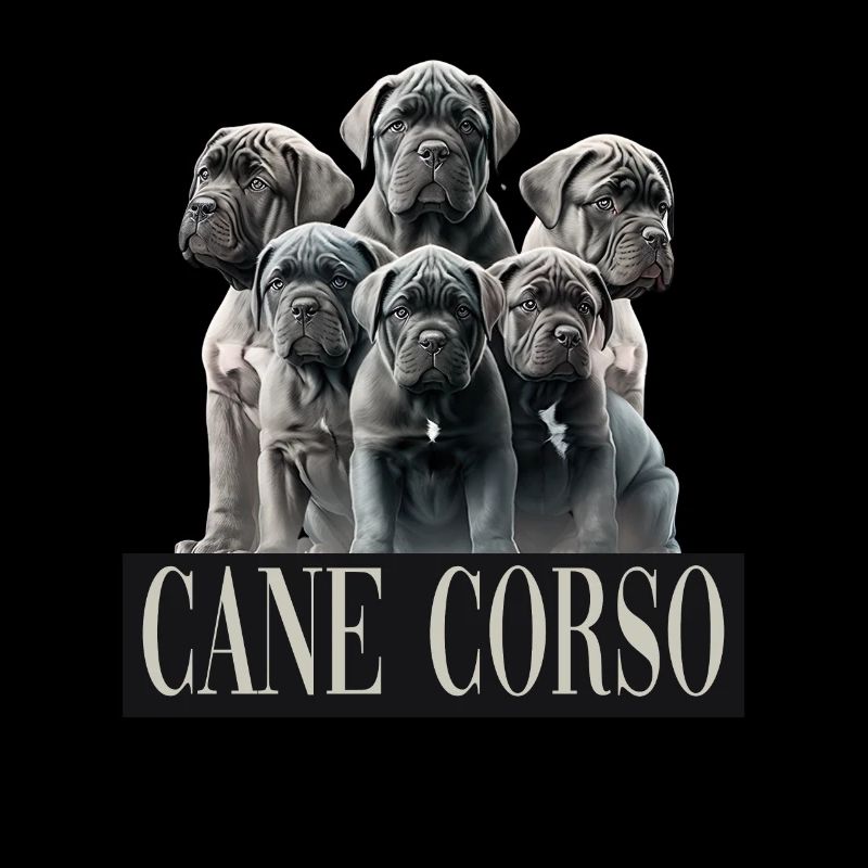Cane Corso Welpen Gruppe für einen Cane Corso