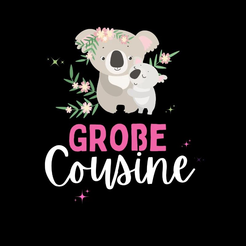 Ich werde große Cousine 2024 Koala Loading Süß