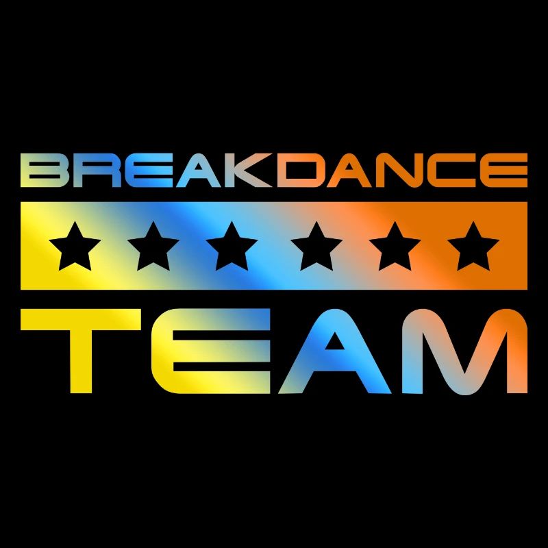 Breakdance Crew Coloré