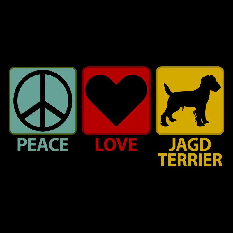 Deutscher Jagdterrier Jagdhund Peace Love