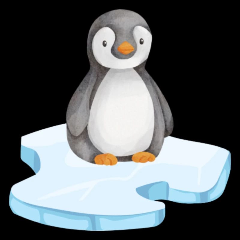 Pinguin auf einer Eisscholle