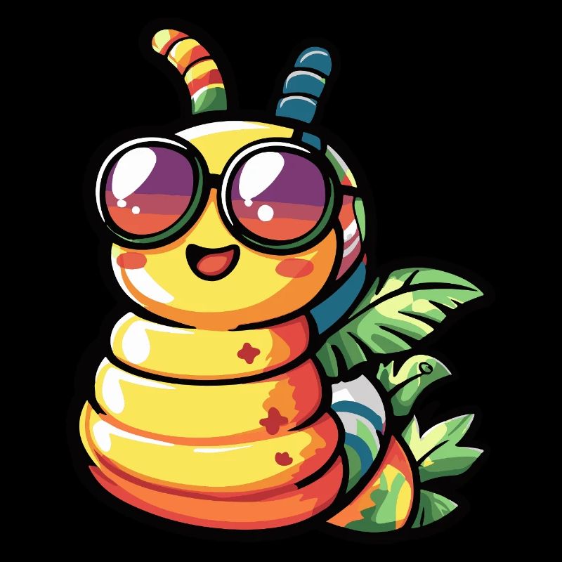 Worm Comic Holiday