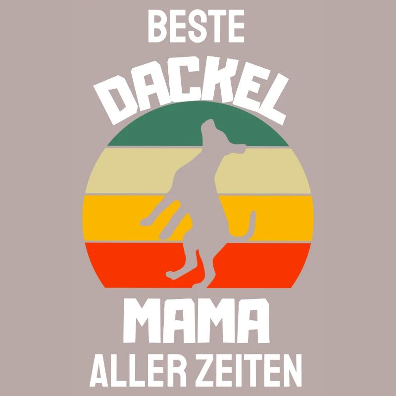 Retro Hunde Mama Muttertag Geschenk Dackel